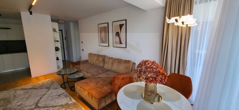 Floreasca Apartament de inchiriat 2 camere Yacht Kid  53 mp + terasa 13 mp