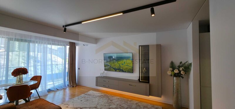 Floreasca Apartament de inchiriat 2 camere Yacht Kid  53 mp + terasa 13 mp